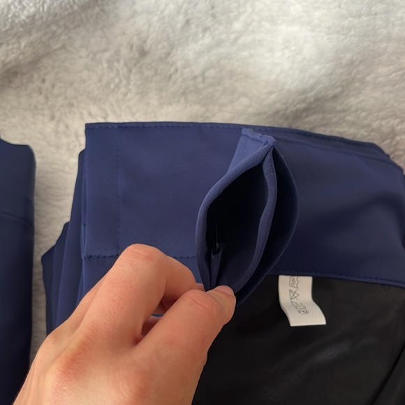 Linen blackout Curtains 2 Hanging Options Filtering Navy Blue W 52 x L 95 - Picture 12 of 13